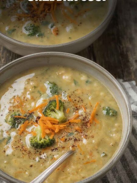 Homemade Broccoli Cheddar Soup