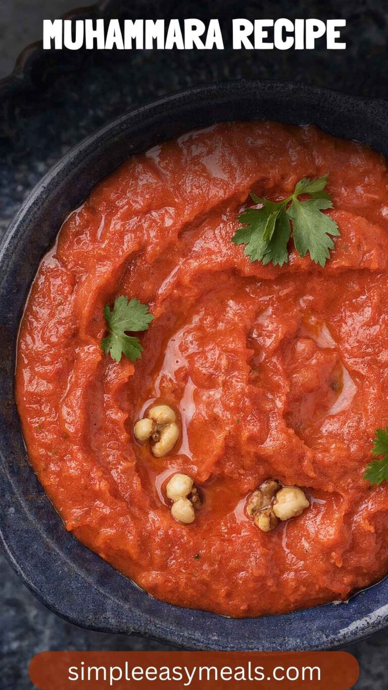 Muhammara Recipe – Simple Easy Meals