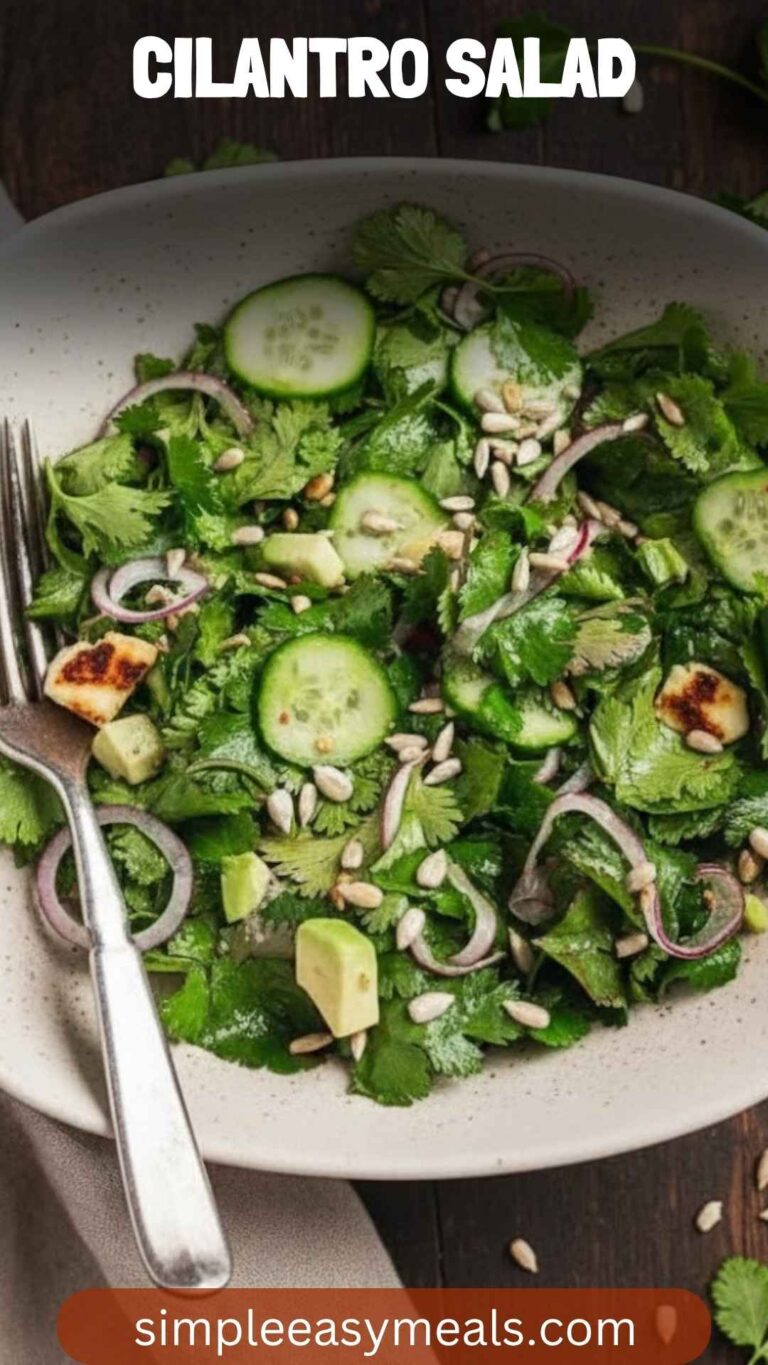 Cilantro Salad – Simple Easy Meals