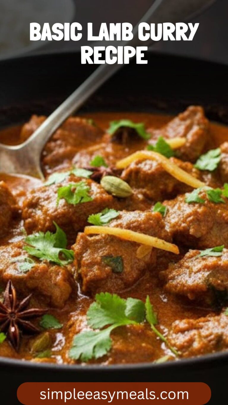 Basic Lamb Curry Recipe – Simple Easy Meals