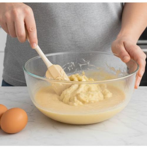 Step 3: Add in Bananas and Flavors