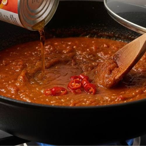 Step 6: Add the Tomatoes and Simmer Step 6: Add the Tomatoes and Simmer