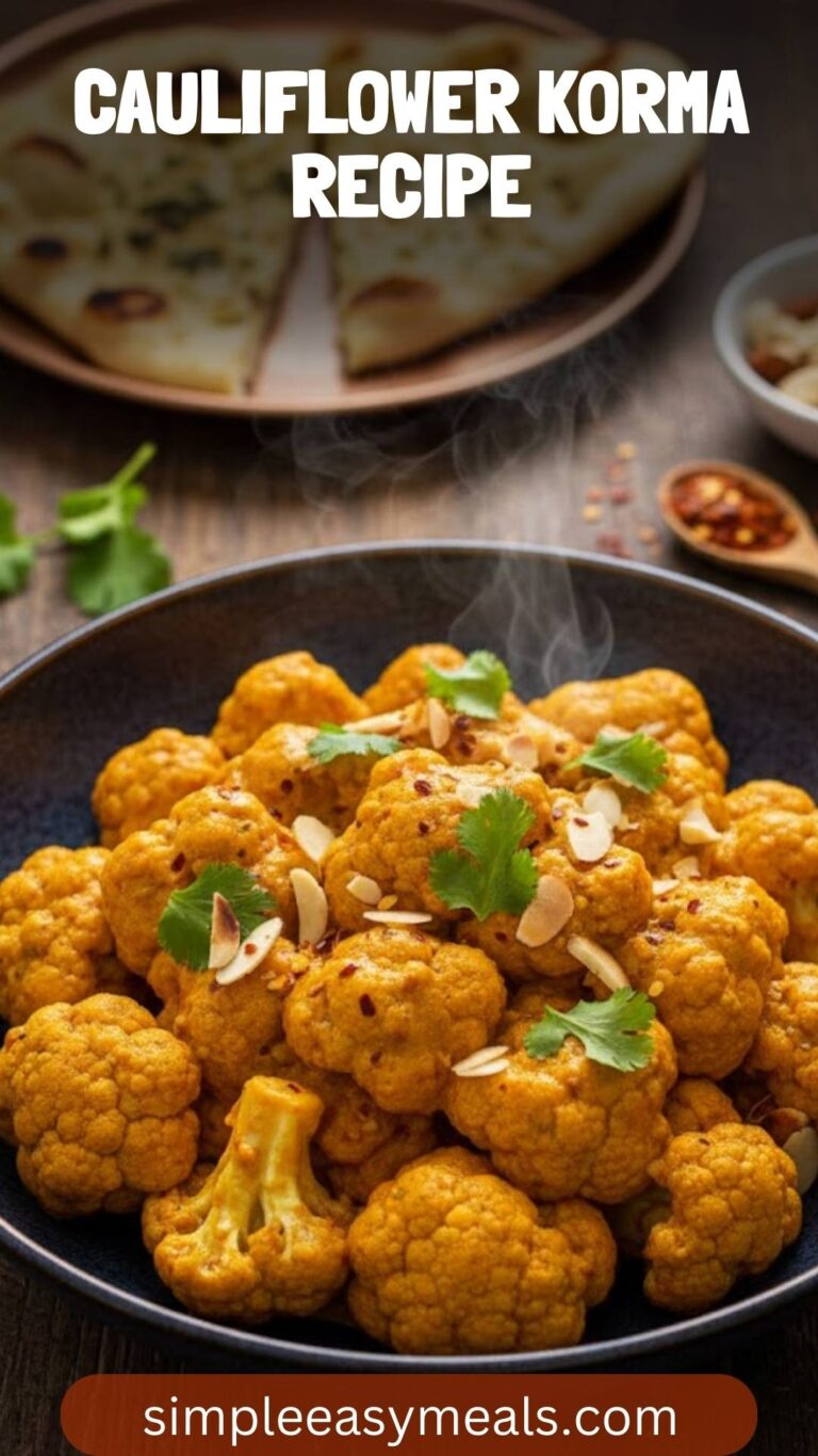 Cauliflower Korma Recipe – Simple Easy Meals