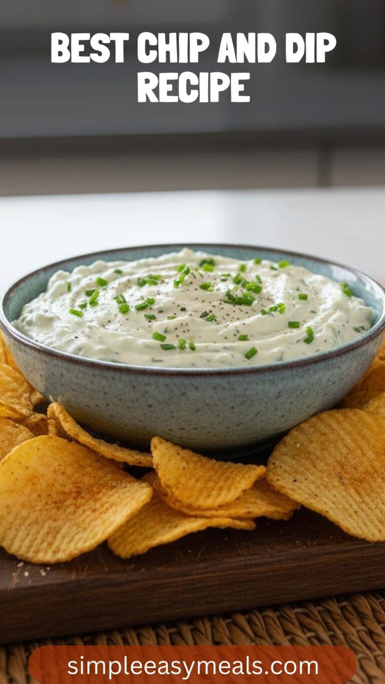 Best Chip And Dip Recipe – Simple Easy Meals