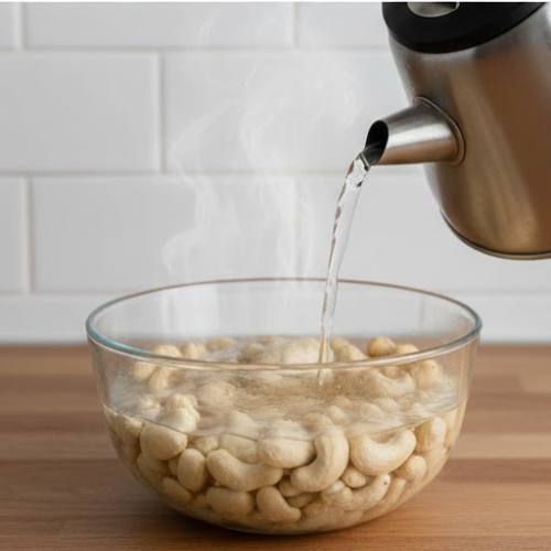 Step 4: Soak the Cashews Step 4: Soak the Cashews