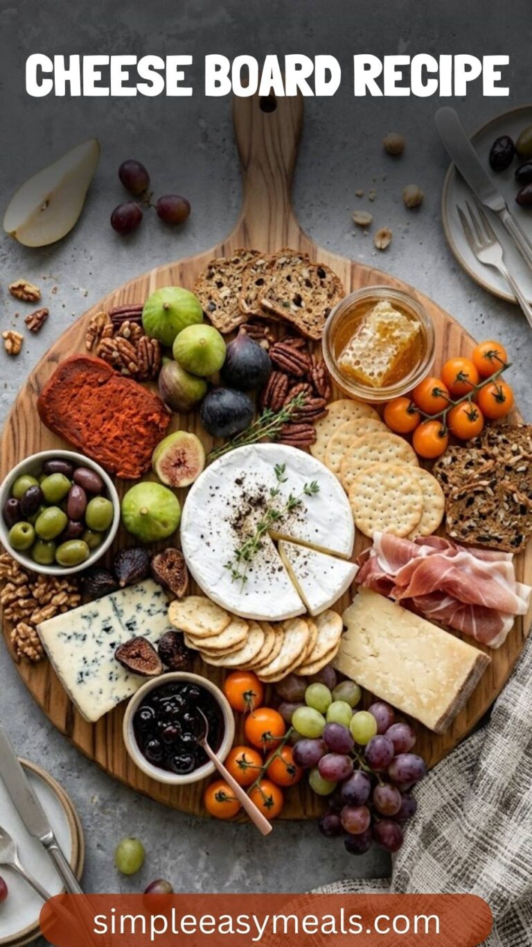 Cheese Board Recipe – Simple Easy Meals
