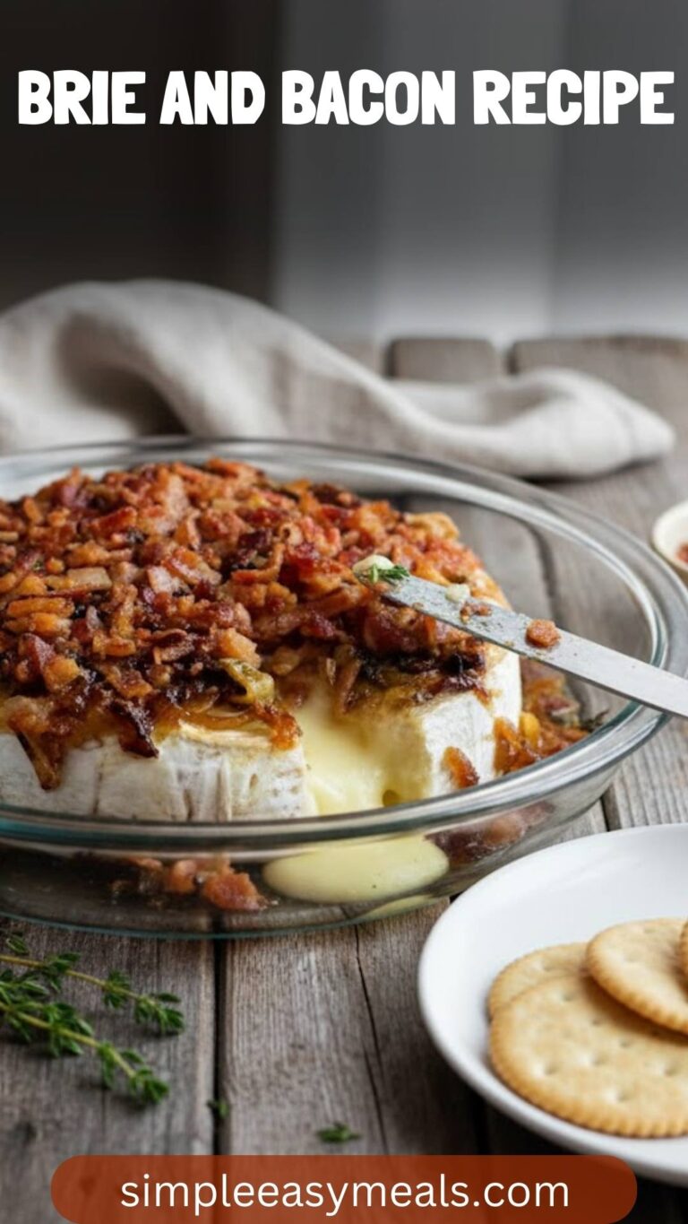 Brie And Bacon Recipe – Simple Easy Meals