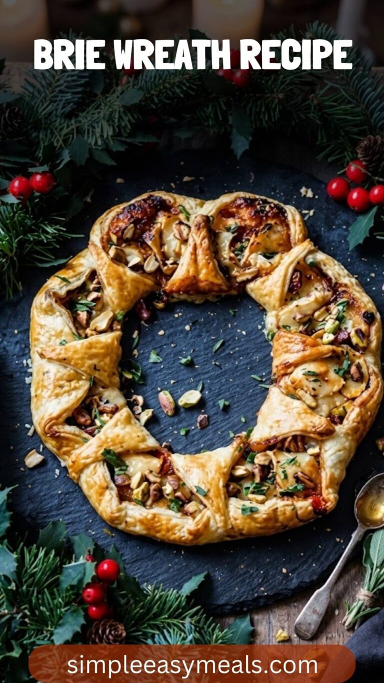 Brie Wreath Recipe – Simple Easy Meals