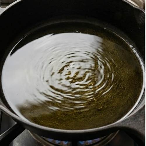 Step 1: Heat the Olive Oil