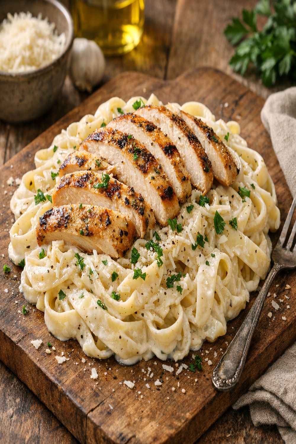Alfredo Grilled Chicken Recipe