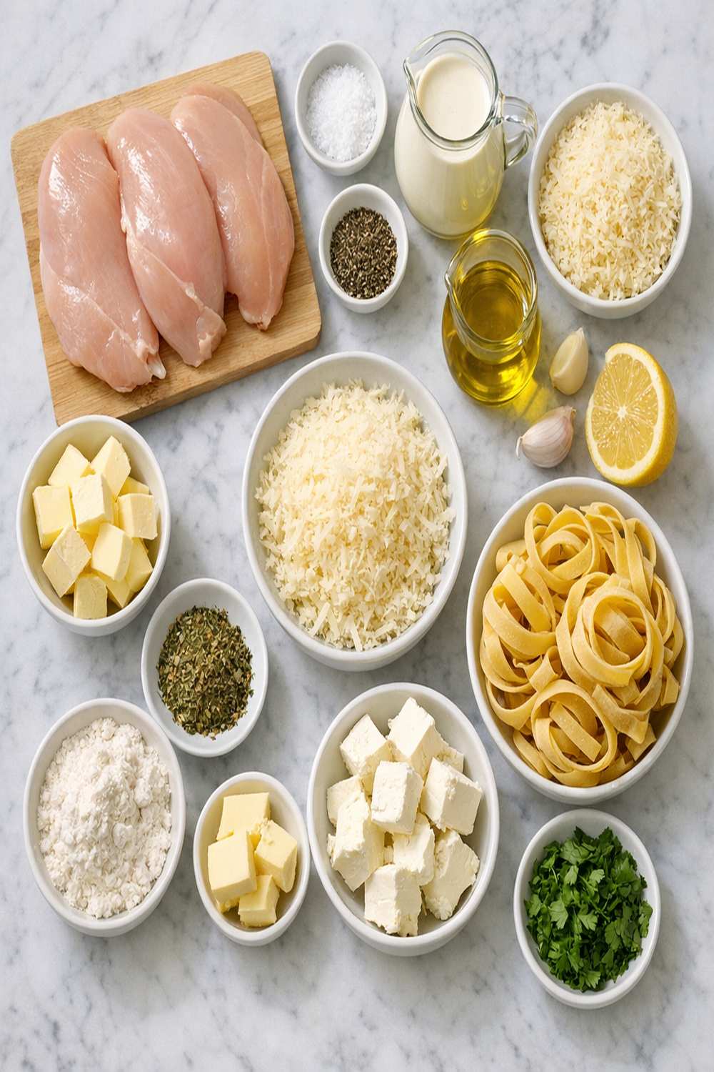 Alfredo Grilled Chicken Recipe ingredients