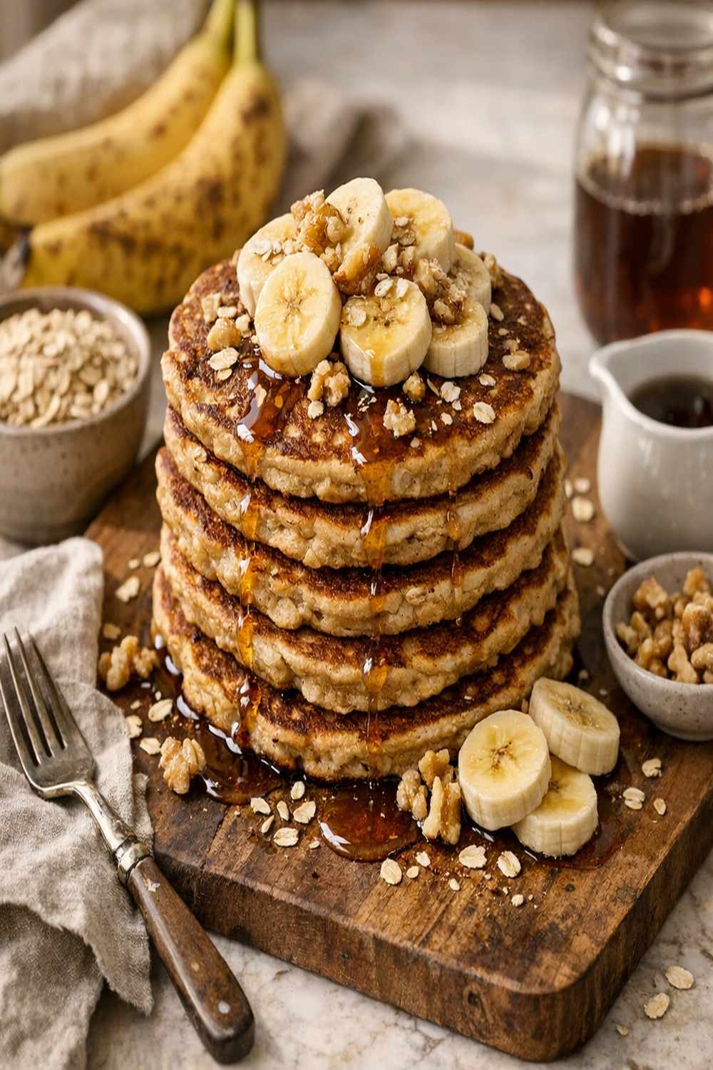 Banana Oat Pancake Recipe