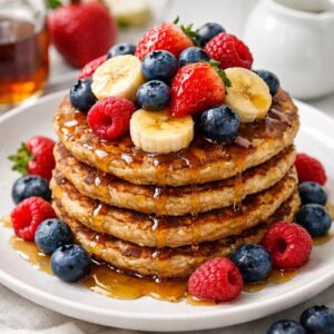 Banana Oat Pancake Recipe step 8