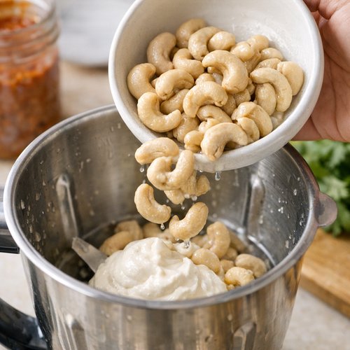Step 3: Create Your Cashew Cream (5 minutes)