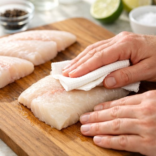 Step 1: Pat and Season Your Fish Like a Professional