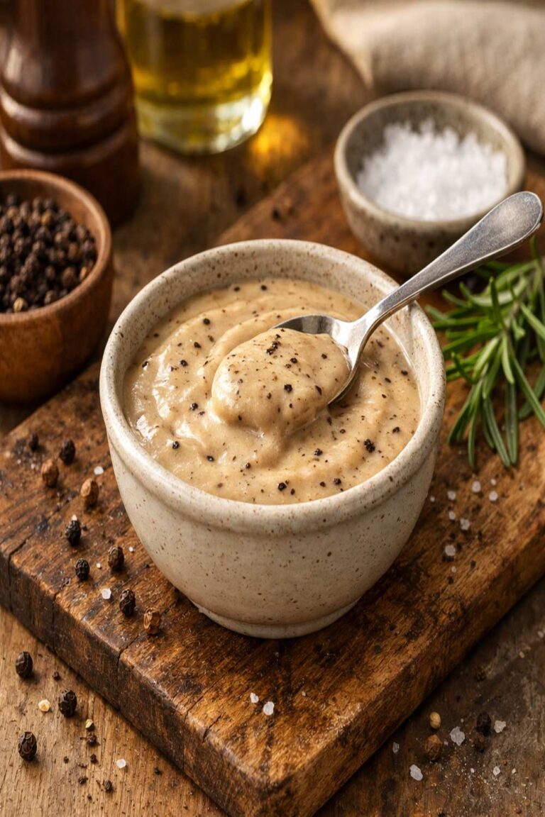Creamy Black Pepper Sauce Recipe