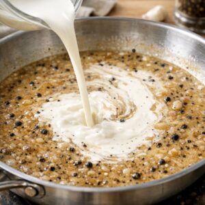 Creamy Black Pepper Sauce Recipe step 4