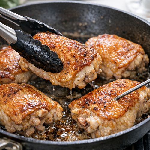 Step 4: Flip and Finish Cooking Through