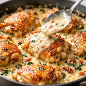Creamy Chicken Thigh Recipe step 6
