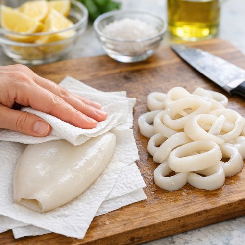 Step 1: Prepare and Slice Your Squid