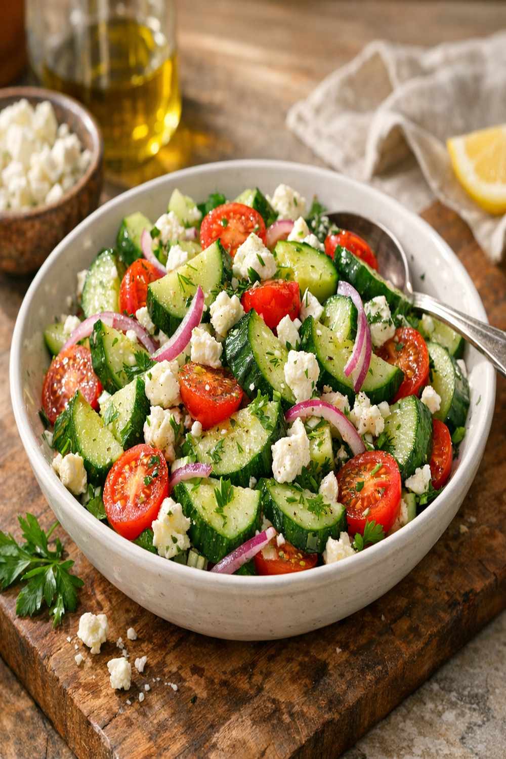Cucumber Feta Salad Recipe
