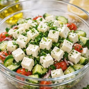 Cucumber Feta Salad Recipe step 2
