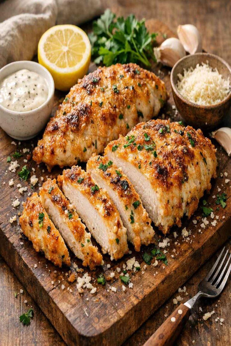 Easy Parmesan Crusted Chicken Recipe
