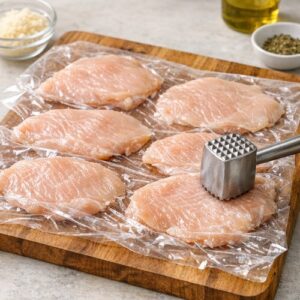 Easy Parmesan Crusted Chicken Recipe step 2