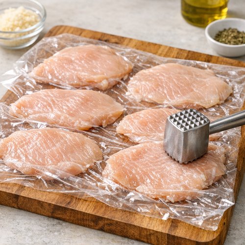 Step 2: Pound Your Chicken Thin and Even