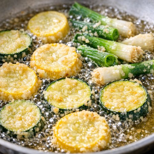Step 4: Fry Vegetables First