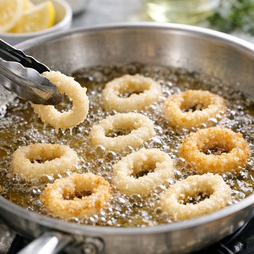 Step 5: Fry Calamari Next