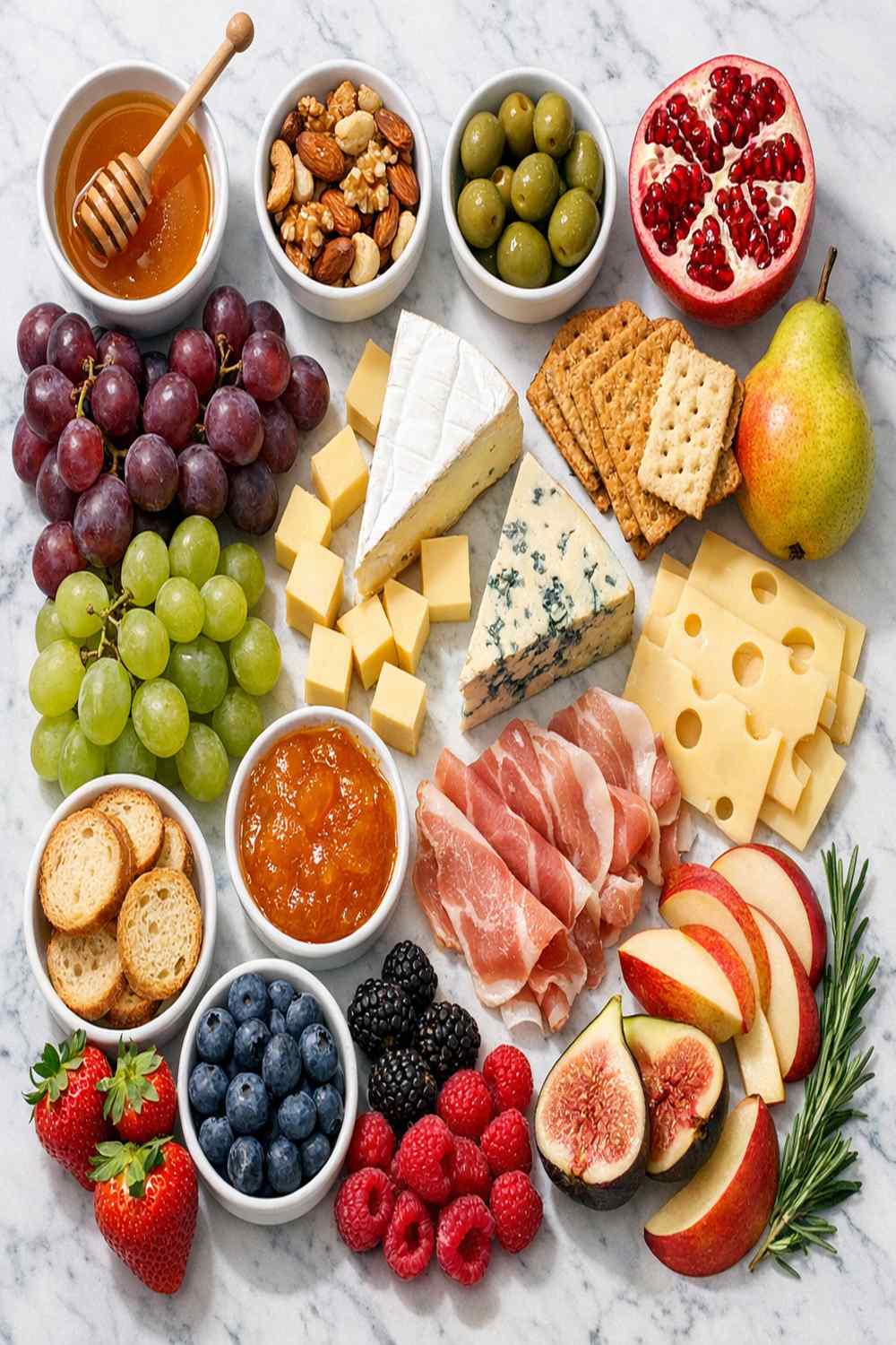 Fruit And Cheese Tray Recipe ingredients
