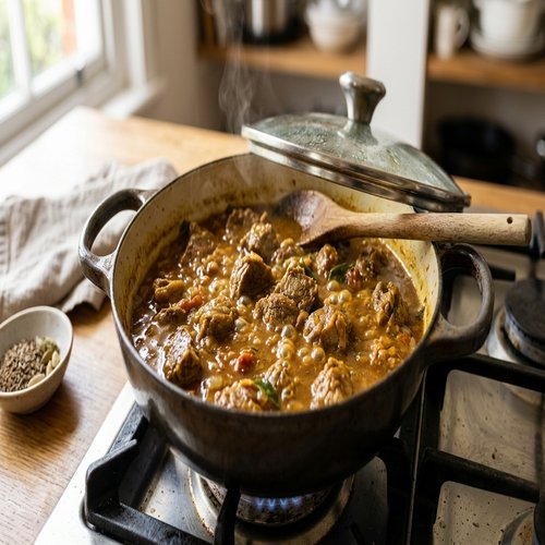 Step 6: Add Water and Simmer Until Tender